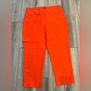 Versona Burnt Orange Crop Pants Size 10